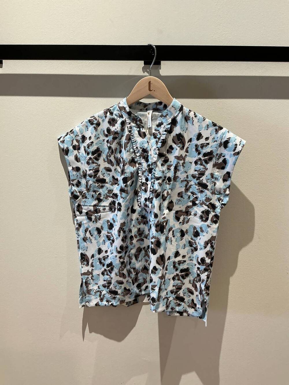 NEW THE BUBBLE women's mindy top in blue